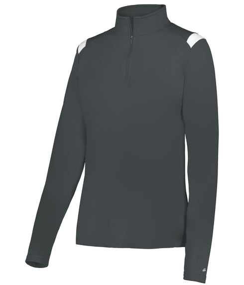 Badger Sport Ladies On The Rise 1/4 Zip Pullover